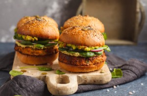 Black bean burgers