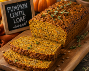 Pumpkin Lentil Loaf