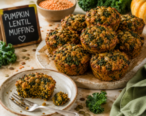 Pumpkin Lentil Muffins