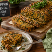 Pumpkin lentil loaf