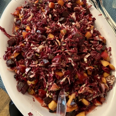 Radicchio beet salad