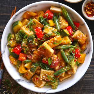 Vegetabletofu stir-fry