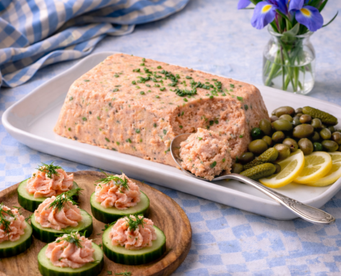 Salmon mousse