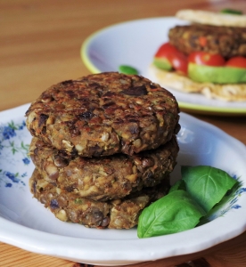Kimchi tempeh latkas