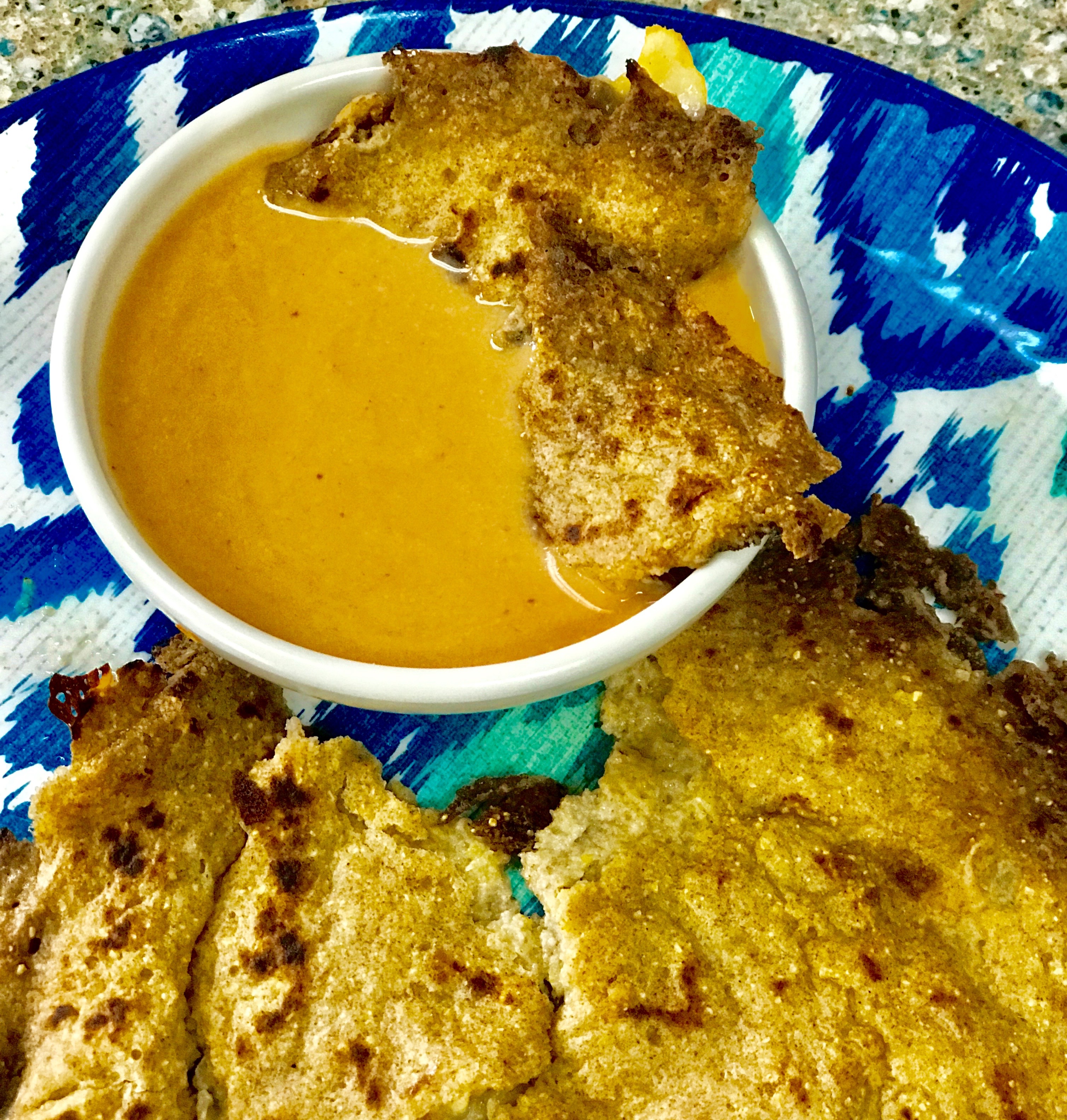 flatbread and dip Levana Cooks