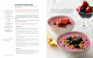 A page from the book of a smoothie bowl.