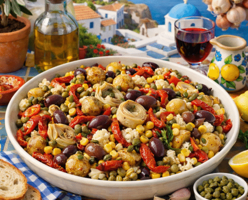 Artichoke potato salad