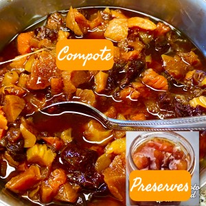 A bowl of stew with different types of vegetables.