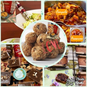 A collage of different food items and the word " meatball ".