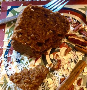 Spiced oatmeal cake