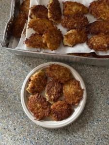 A plate of food on top of a table.