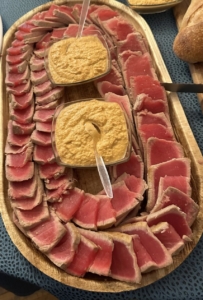 Seared Tuna with Kimchi Dip