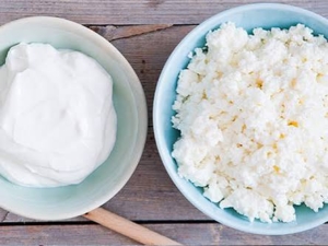 Cottage Cheese and Greek Yogurt