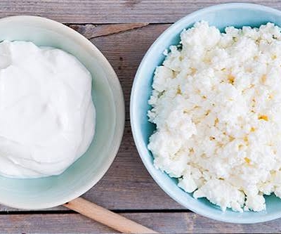 Cottage Cheese and Greek Yogurt